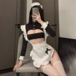 KR性感女僕羞恥系服裝 KRW-098 - 黑色 - Image 3