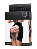 GlossyLeanne 彈性纖維緊身迷你短裙 - 黑色 - 中碼 - Image 5