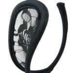 Ohyeah蕾絲C字內褲 - 黑色