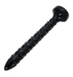 Hidden Desire加大碼平滑肛門塞 35cm - 黑色 - Image 2