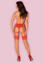 ObsessiveRediosa 吊襪帶 - 紅色 - S/M - Image 4