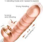 Erocome仙后座 伸縮啜吸震動棒 - 肉色產品編號                6970308350333 - Image 3