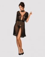 ObsessiveLucita 睡袍 - 黑色 - 大碼/加大碼 - Image 3