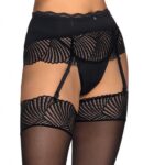 ObsessiveKlarita 吊襪帶 - 黑色 - S/M