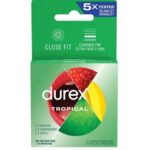 Durex熱帶水果味 安全套 3片裝產品編號                302340090001