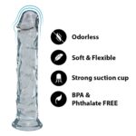 KIKOFlexible Dildo 7.1" - Clear