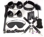 MT帶絨毛束縛套裝 11 件 - 黑色產品編號                RYSC-001-A-11-ZH