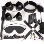 MT帶絨毛束縛套裝 11 件 - 黑色產品編號                RYSC-001-A-11-ZH