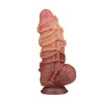 Lovetoy9.5" 綁繩索紋雙層仿真陽具