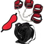 Anonymo束縛套裝 - 黑色/紅色產品編號                310705