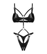 ObsessiveDame Controle 開襠高叉內衣 - 黑色 - 細/中/大碼產品編號                5901688260616 - Image 4