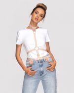 ObsessiveCameliana 束帶內衣 - 米色 - Image 2