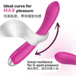 KIKOG-Force Powerful G-Spot Vibrator - Rose Red產品編號                0634240328251 - Image 5